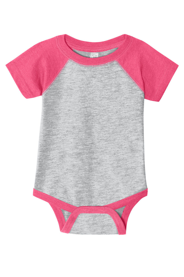 Rabbit Skins™ Infant Baseball Fine Jersey Bodysuit — 4430