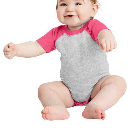Rabbit Skins™ Infant Baseball Fine Jersey Bodysuit — 4430