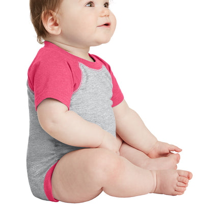 Rabbit Skins™ Infant Baseball Fine Jersey Bodysuit — 4430
