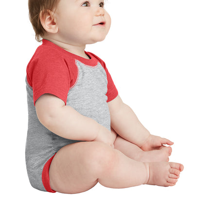 Rabbit Skins™ Infant Baseball Fine Jersey Bodysuit — 4430