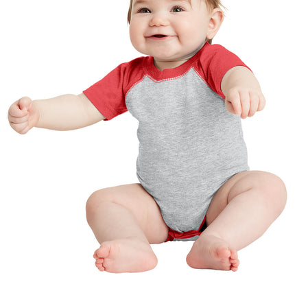 Rabbit Skins™ Infant Baseball Fine Jersey Bodysuit — 4430