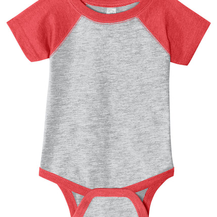 Rabbit Skins™ Infant Baseball Fine Jersey Bodysuit — 4430