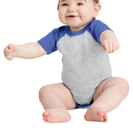 Rabbit Skins™ Infant Baseball Fine Jersey Bodysuit — 4430