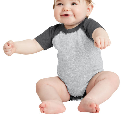 Rabbit Skins™ Infant Baseball Fine Jersey Bodysuit — 4430