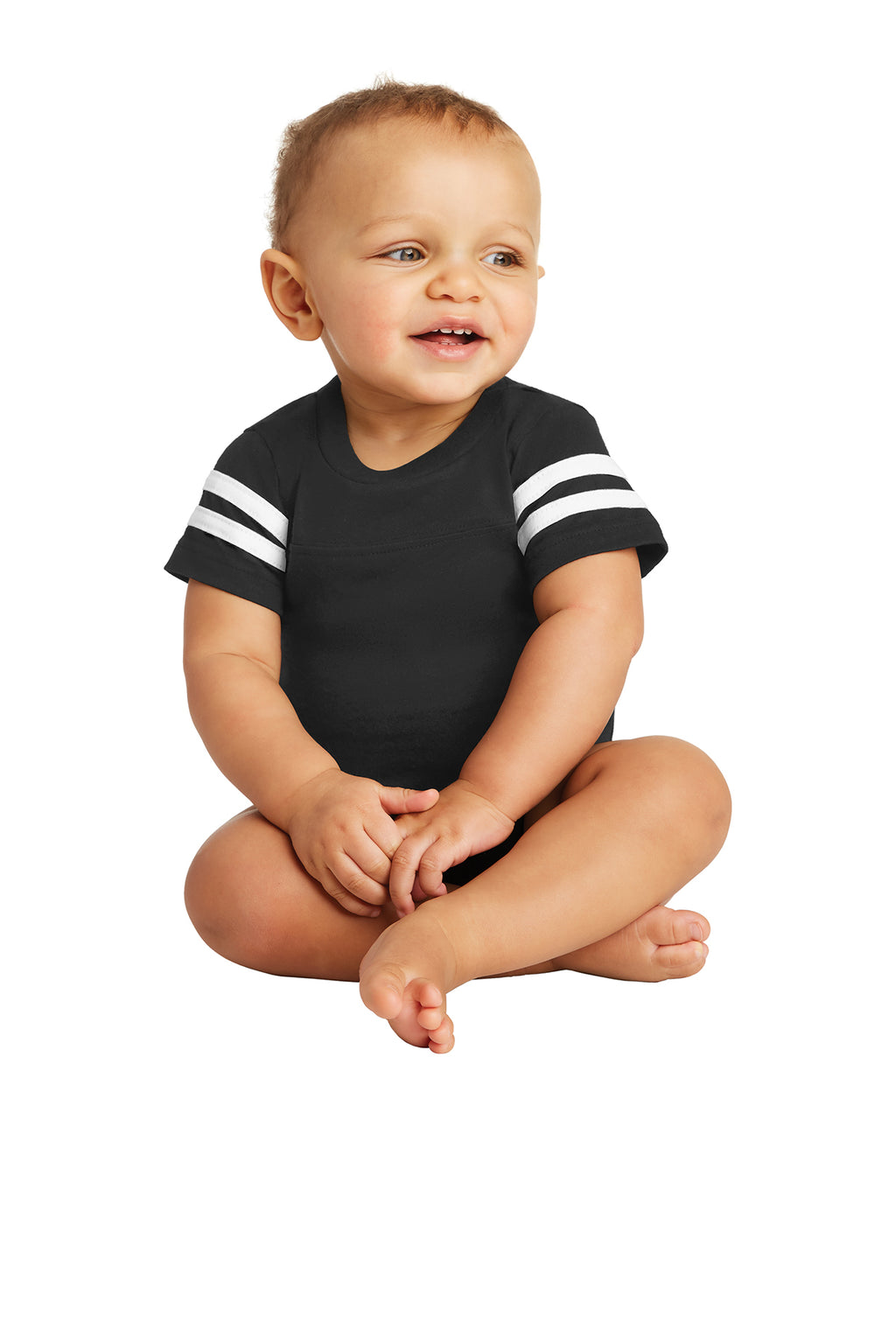 Rabbit Skins™ Infant Football Fine Jersey Bodysuit — 4437
