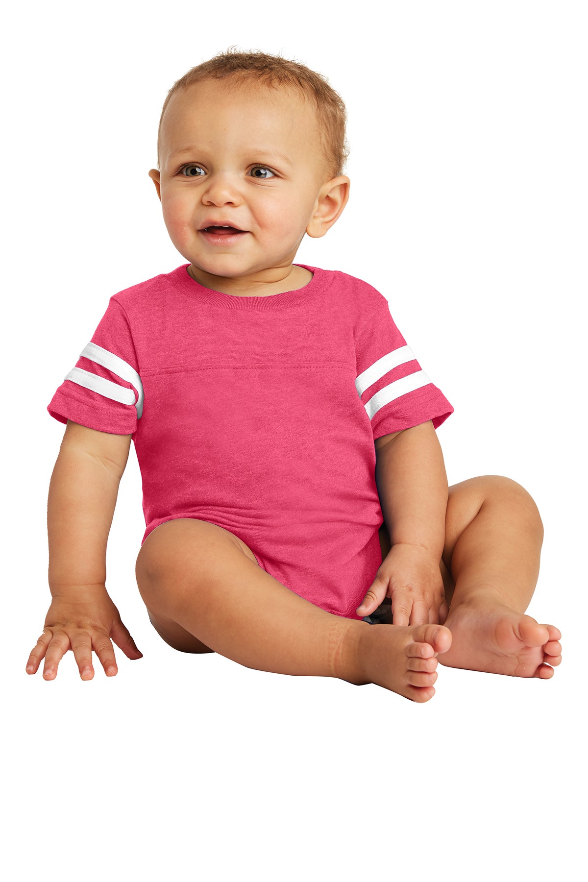 Rabbit Skins™ Infant Football Fine Jersey Bodysuit — 4437