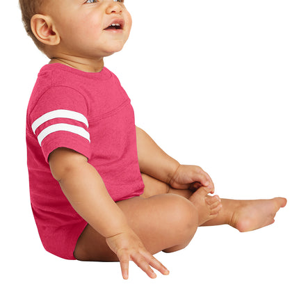 Rabbit Skins™ Infant Football Fine Jersey Bodysuit — 4437