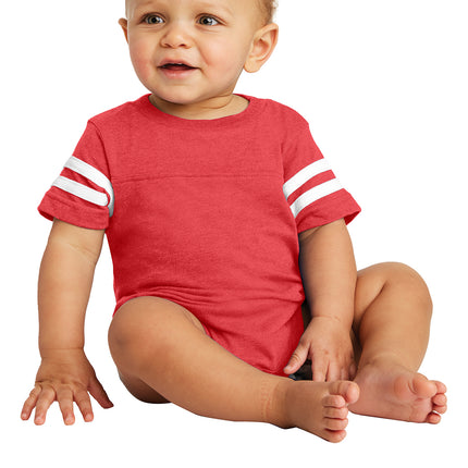 Rabbit Skins™ Infant Football Fine Jersey Bodysuit — 4437