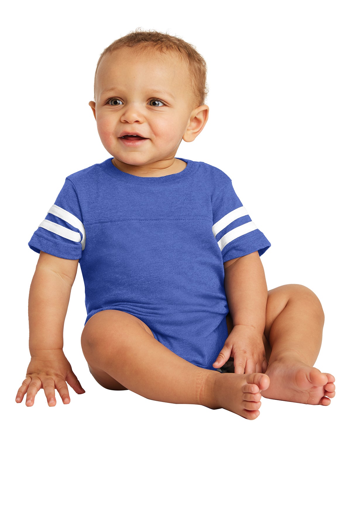 Rabbit Skins™ Infant Football Fine Jersey Bodysuit — 4437