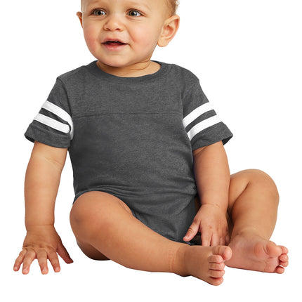 Rabbit Skins™ Infant Football Fine Jersey Bodysuit — 4437