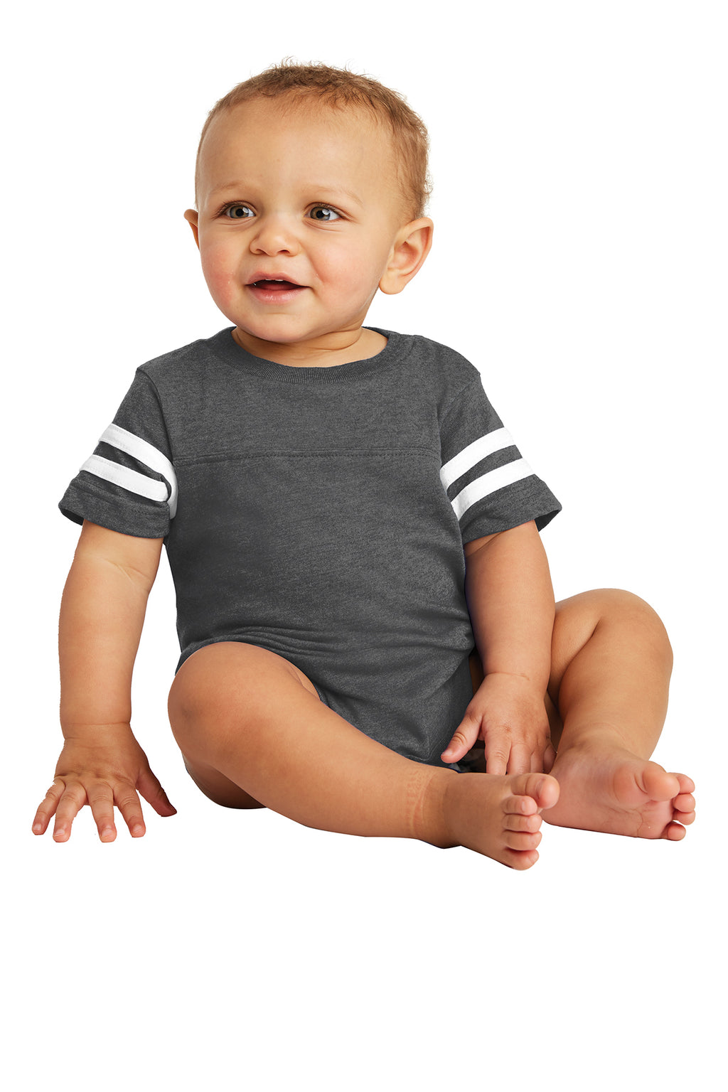 Rabbit Skins™ Infant Football Fine Jersey Bodysuit — 4437