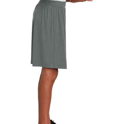 Sport‑Tek® Youth PosiCharge Competitor Pocketed Short – YST355P
