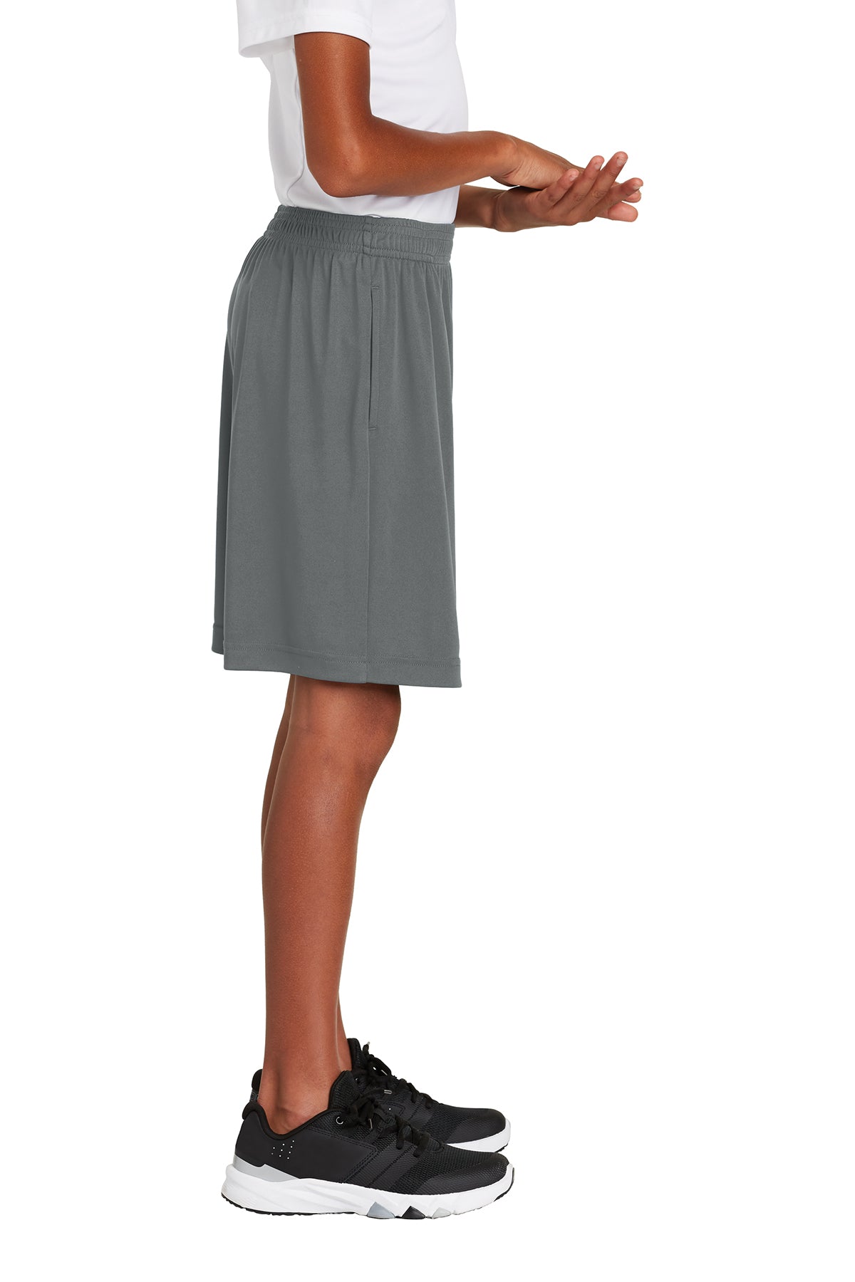Sport‑Tek® Youth PosiCharge Competitor Pocketed Short – YST355P
