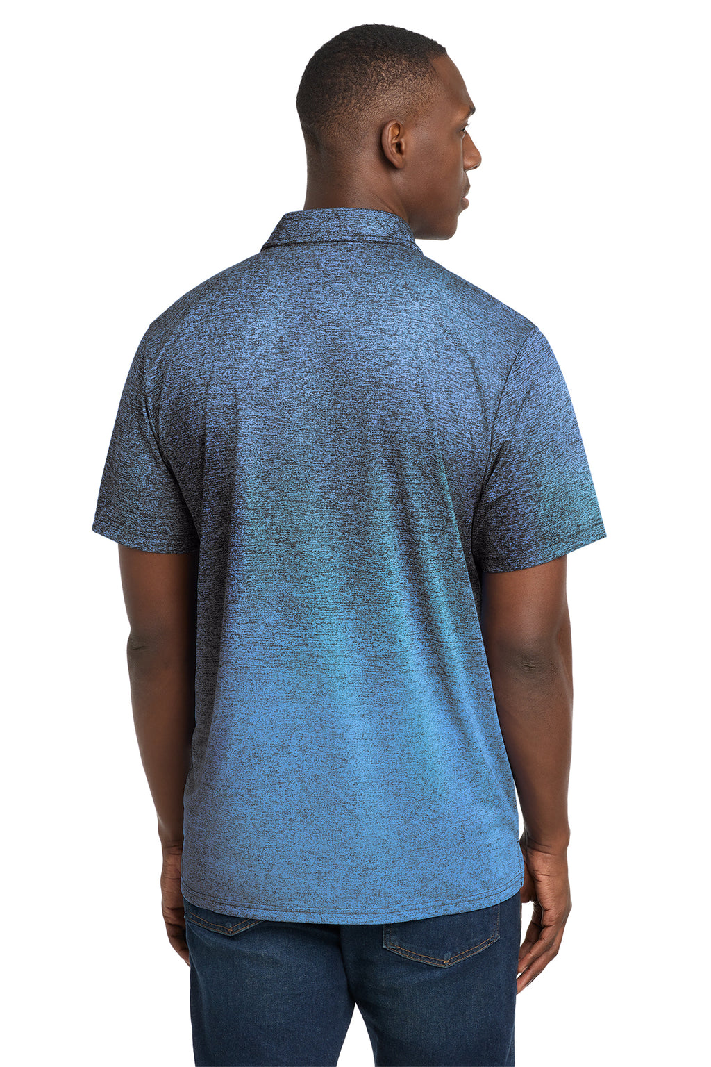 Sport‑Tek® Ombre Heather Polo – ST671