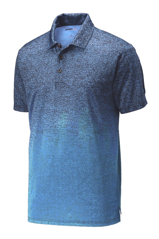 Sport‑Tek® Ombre Heather Polo – ST671