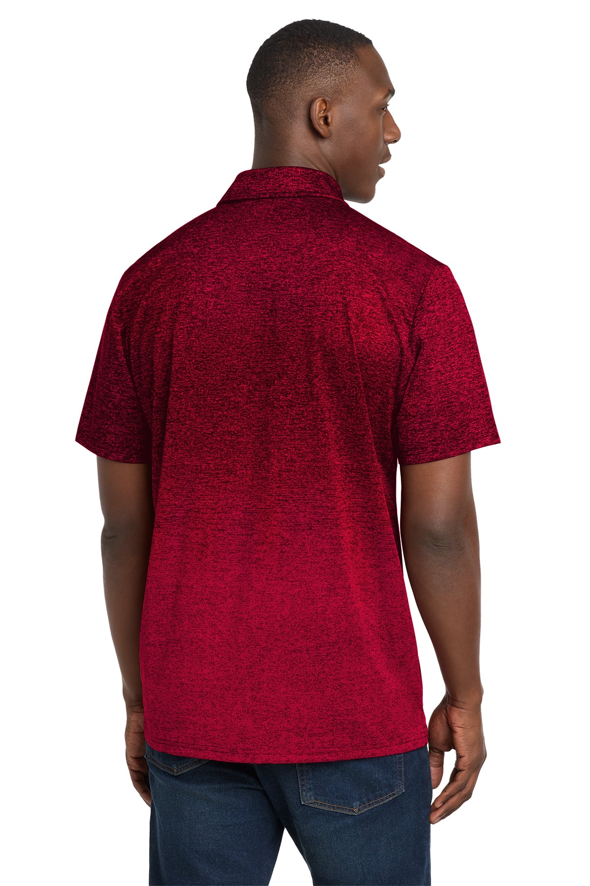 Sport‑Tek® Ombre Heather Polo – ST671