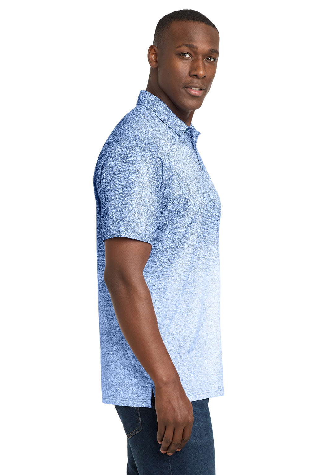 Sport‑Tek® Ombre Heather Polo – ST671