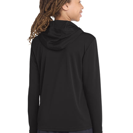 Sport‑Tek® Youth PosiCharge® Competitor Hooded Pullover – YST358