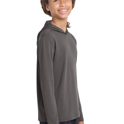 Sport‑Tek® Youth PosiCharge® Competitor Hooded Pullover – YST358