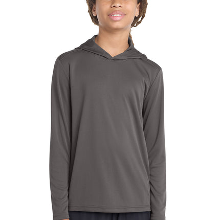 Sport‑Tek® Youth PosiCharge® Competitor Hooded Pullover – YST358