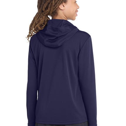 Sport‑Tek® Youth PosiCharge® Competitor Hooded Pullover – YST358