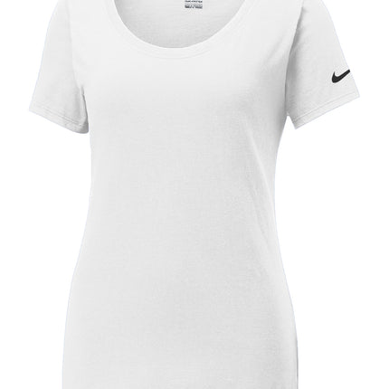 Nike Women’s Dri‑FIT Cotton/Poly Scoop Neck Tee – NKBQ5234