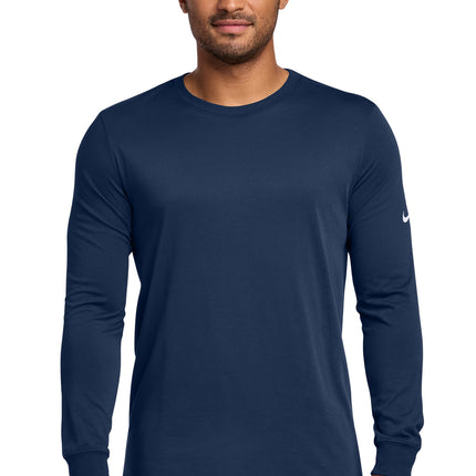 Nike Dri‑FIT Cotton/Poly Long Sleeve Tee – NKBQ5230