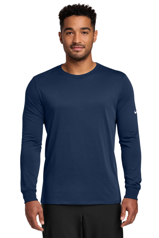 Nike Dri‑FIT Cotton/Poly Long Sleeve Tee – NKBQ5230