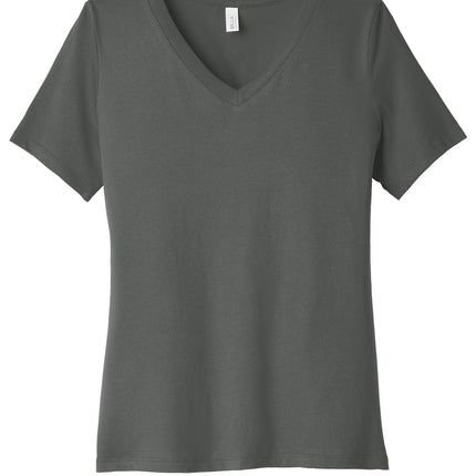 BELLA+CANVAS Women’s Relaxed Jersey V‑Neck Tee – BC6405