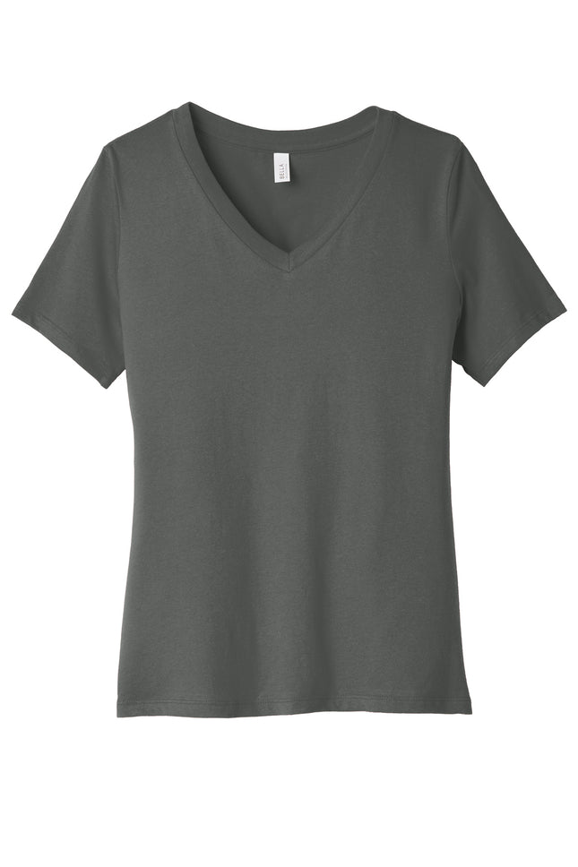 BELLA+CANVAS Women’s Relaxed Jersey V‑Neck Tee – BC6405