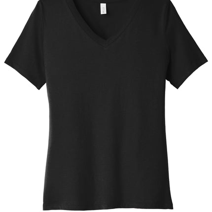 BELLA+CANVAS Women’s Relaxed Jersey V‑Neck Tee – BC6405