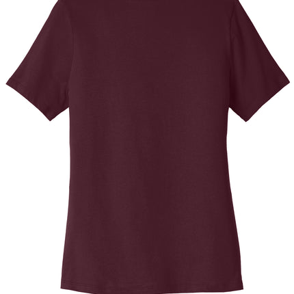 BELLA+CANVAS Women’s Relaxed Jersey V‑Neck Tee – BC6405