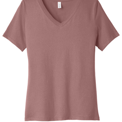BELLA+CANVAS Women’s Relaxed Jersey V‑Neck Tee – BC6405