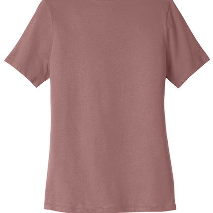 BELLA+CANVAS Women’s Relaxed Jersey V‑Neck Tee – BC6405