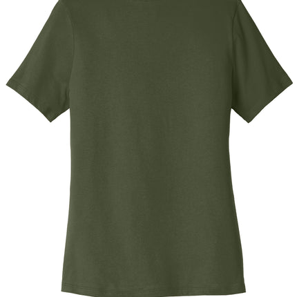 BELLA+CANVAS Women’s Relaxed Jersey V‑Neck Tee – BC6405