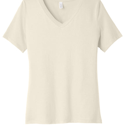 BELLA+CANVAS Women’s Relaxed Jersey V‑Neck Tee – BC6405