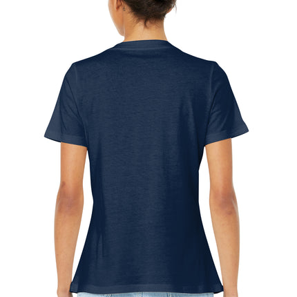 BELLA+CANVAS Women’s Relaxed Jersey V‑Neck Tee – BC6405
