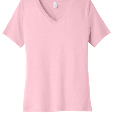 BELLA+CANVAS Women’s Relaxed Jersey V‑Neck Tee – BC6405