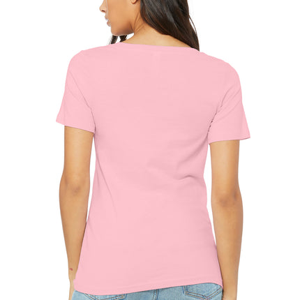 BELLA+CANVAS Women’s Relaxed Jersey V‑Neck Tee – BC6405