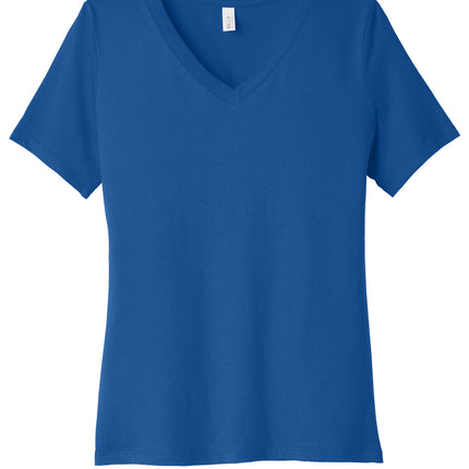 BELLA+CANVAS Women’s Relaxed Jersey V‑Neck Tee – BC6405