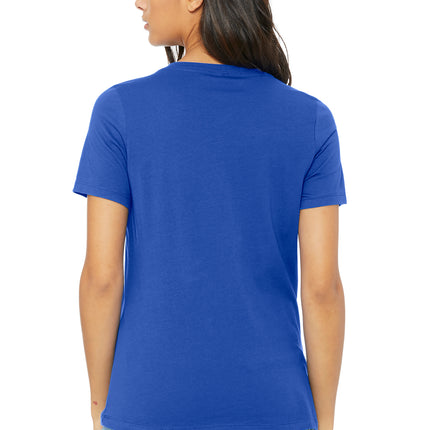 BELLA+CANVAS Women’s Relaxed Jersey V‑Neck Tee – BC6405
