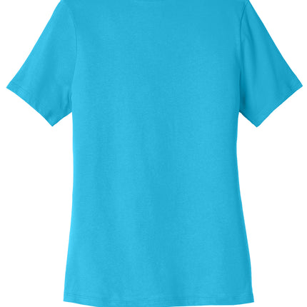 BELLA+CANVAS Women’s Relaxed Jersey V‑Neck Tee – BC6405