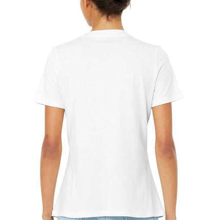BELLA+CANVAS Women’s Relaxed Jersey V‑Neck Tee – BC6405
