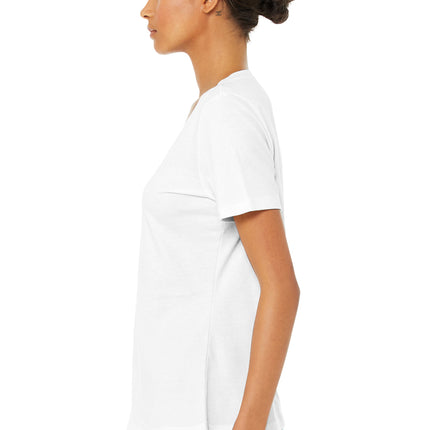 BELLA+CANVAS Women’s Relaxed Jersey V‑Neck Tee – BC6405