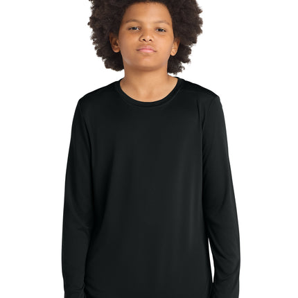 Sport‑Tek® Youth Posi‑UV® Pro Long Sleeve Tee – YST420LS