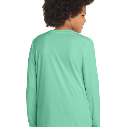 Sport‑Tek® Youth Posi‑UV® Pro Long Sleeve Tee – YST420LS