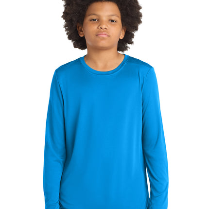 Sport‑Tek® Youth Posi‑UV® Pro Long Sleeve Tee – YST420LS