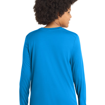 Sport‑Tek® Youth Posi‑UV® Pro Long Sleeve Tee – YST420LS