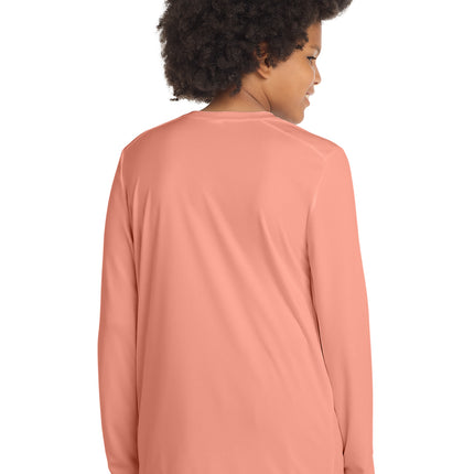 Sport‑Tek® Youth Posi‑UV® Pro Long Sleeve Tee – YST420LS
