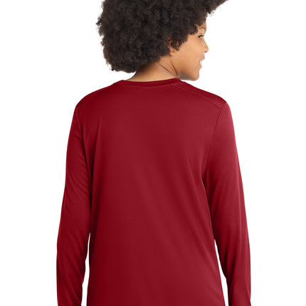 Sport‑Tek® Youth Posi‑UV® Pro Long Sleeve Tee – YST420LS
